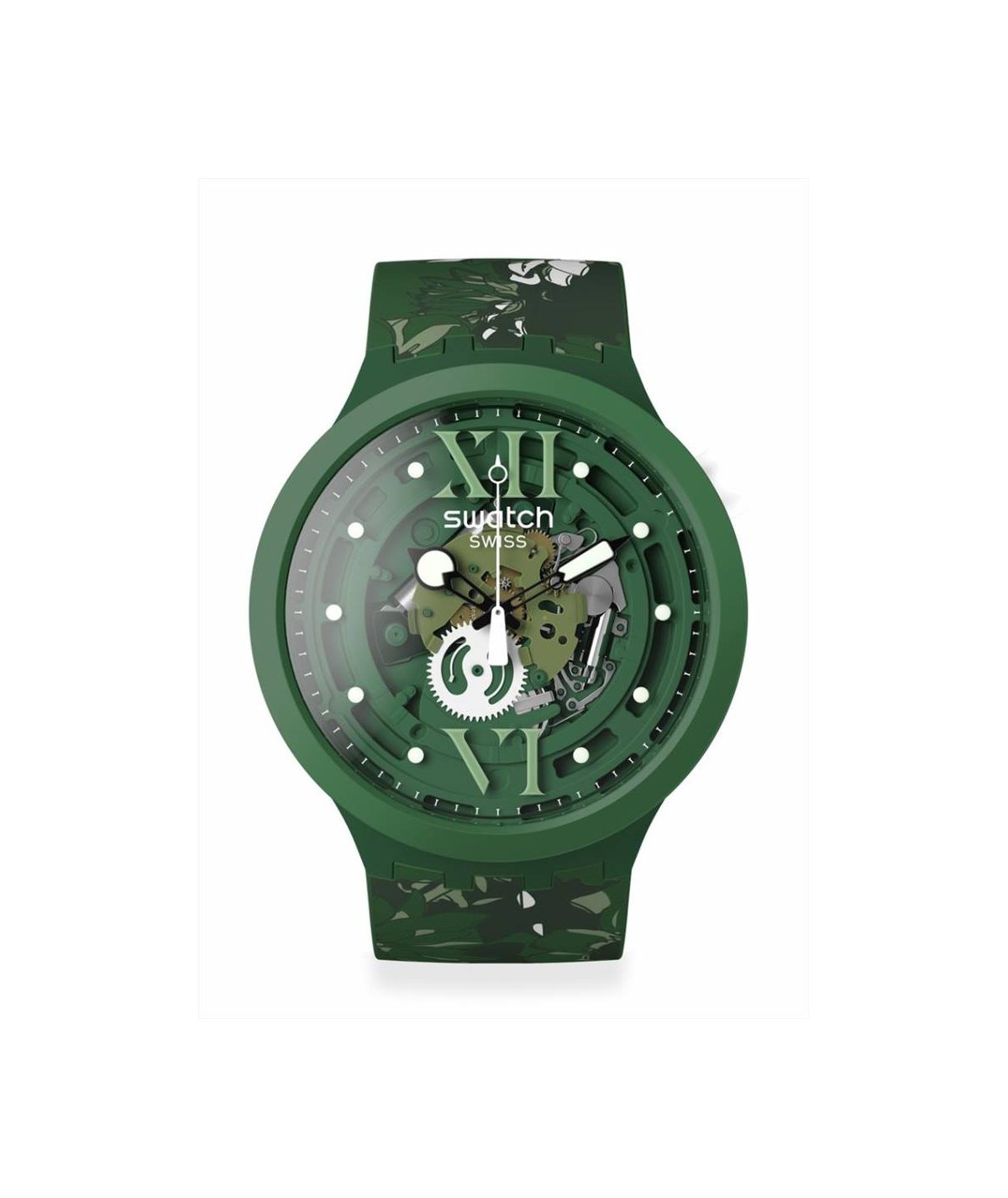 OROLOGIO SWATCH CAMOFLOWER...